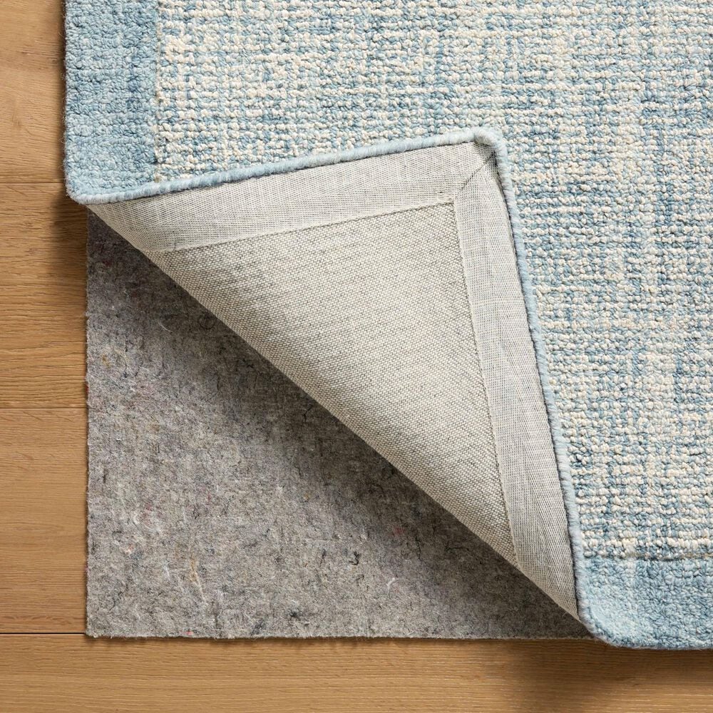 Magnolia Home Henley Ivory and Blue 2&#39;3&quot; x 3&#39;9&quot; Area Rug, , large