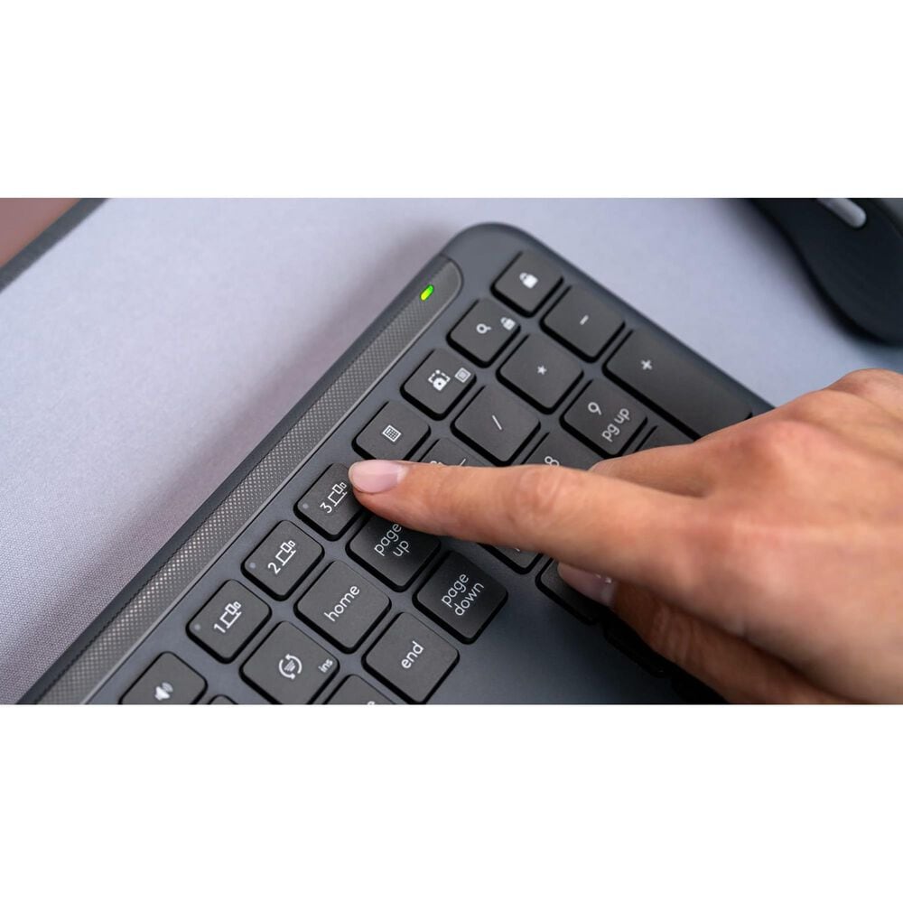 Logitech Signature Slim MK955 Keyboard and Mouse Combo in Graphite, , large