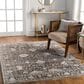 Surya Carlisle 5"3" x 7"9" Dark Brown, Ivory, Light Sage, Dusty Pink, Pale Blue and Olive Area Rug, , large