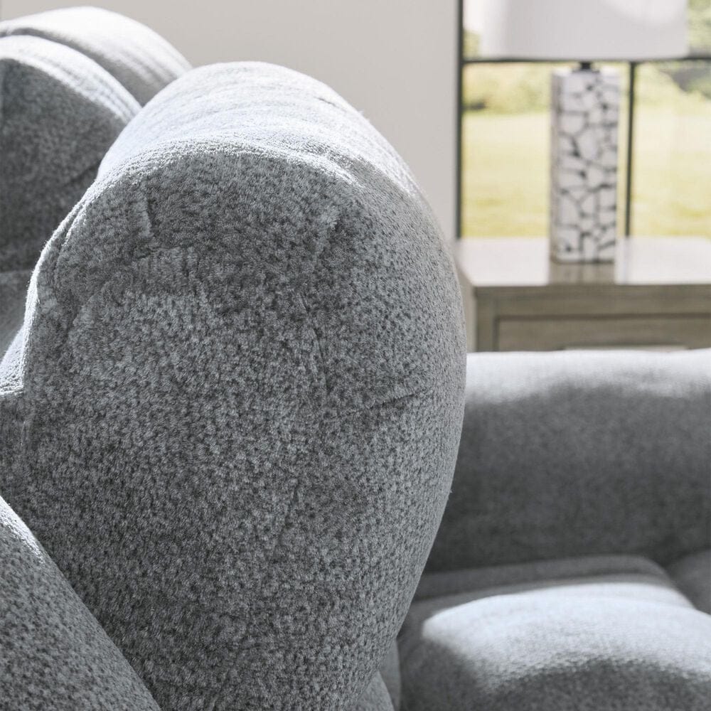 Ashley Tip-Off Power Reclining Sofa in Slate, , large