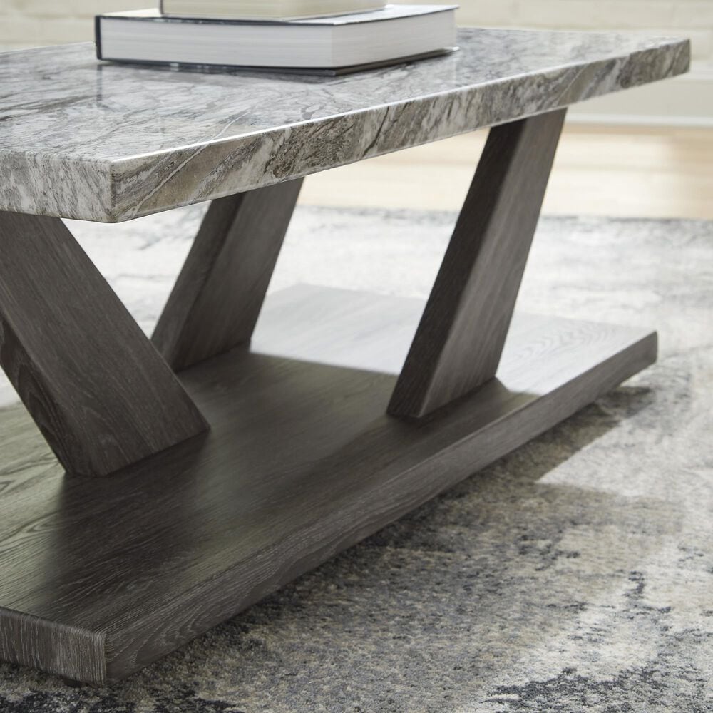 Ashley Bensonale 3-Piece Table Set in Brown and Gray, , large