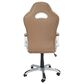 Rta Products Llc High Back Executive Sport Race Office Chair with Flip-Up Arms in Camel, , large