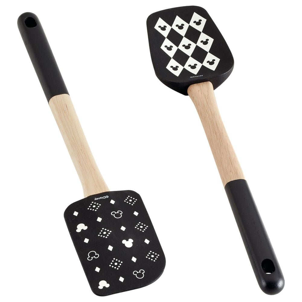 Meyer Monochrome 2-Piece Spatula and Spoonula Set in Black and White, , large