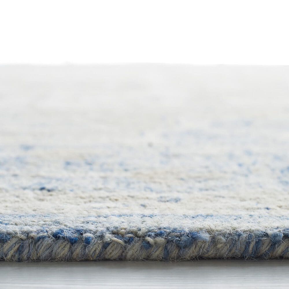 Safavieh Micro-Loop MLP503M 5&#39; Square Blue and Ivory Area Rug, , large