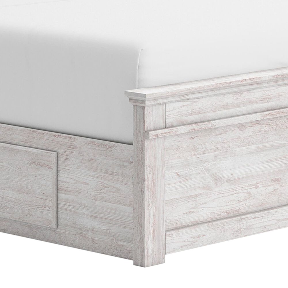 Ashley Makidern Queen Storage Bed with Four Drawers in Whitewash, , large