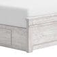 Ashley Makidern Queen Storage Bed with Four Drawers in Whitewash, , large
