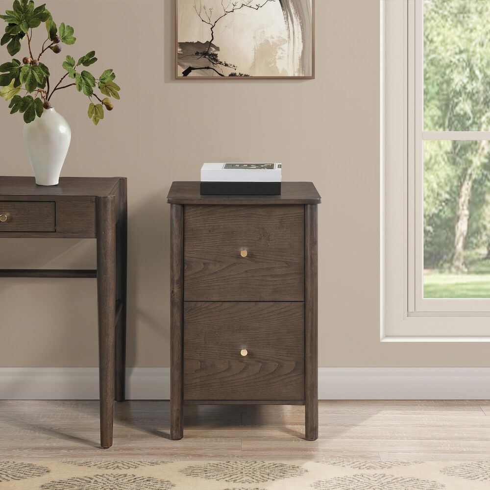 Valor Living Wembley 2-Drawer Vertical File in Burnt Ash, , large