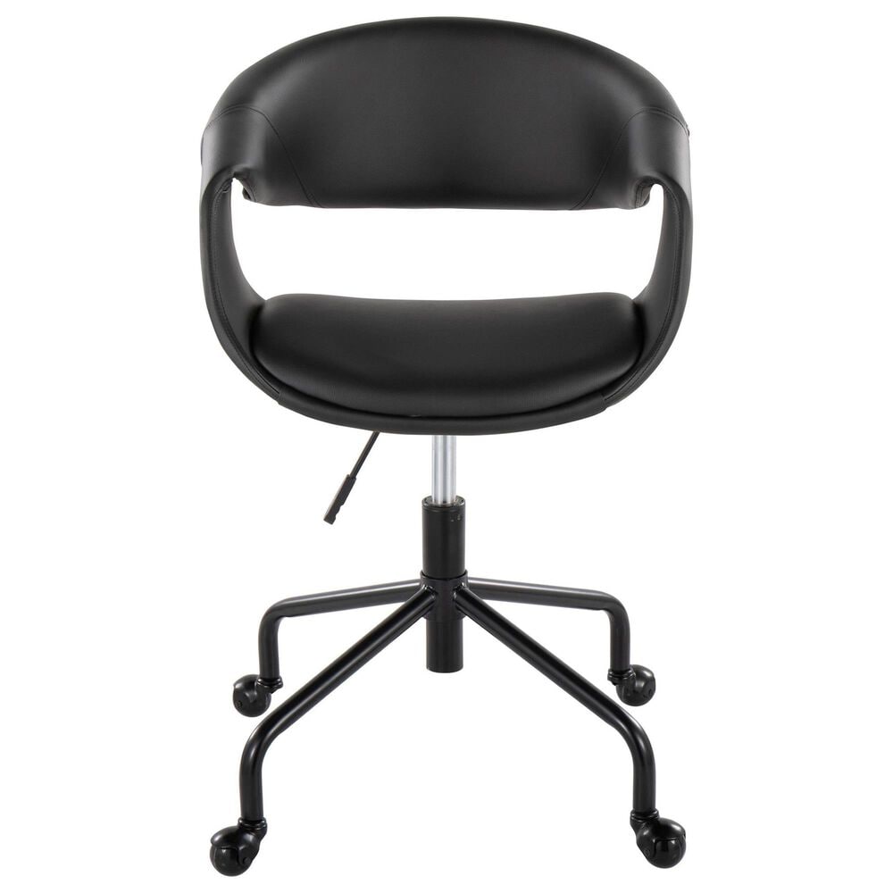 Lumisource Curvo Task Chair in Black, , large
