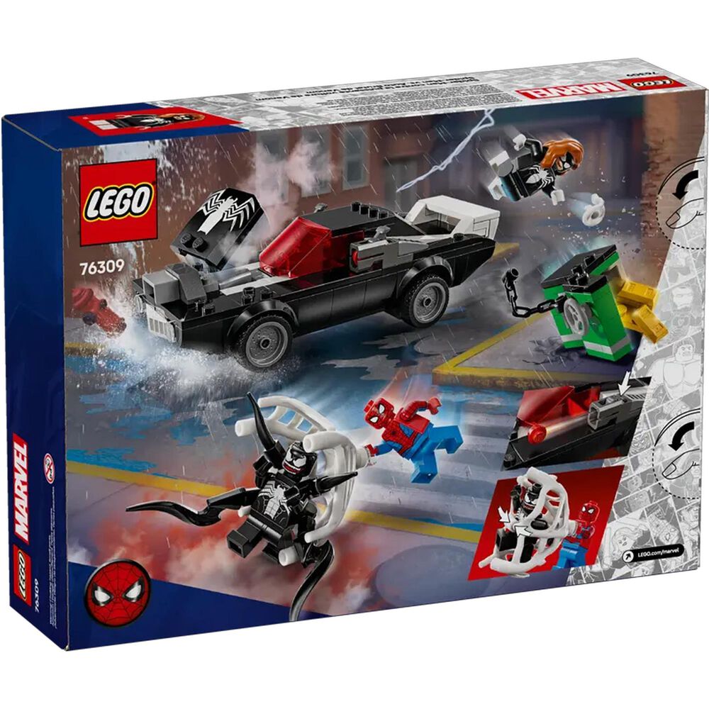 LEGO Marvel Spider-Man vs. Venom Muscle Car, , large