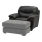 Catnapper Casual Gray Bonded Leather Chair , , large