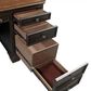Riva Ridge Hampton 66" Executive Desk in Black Cherry, , large
