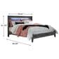 Ashley Baystorm King LED Panel Bed in Smoke Gray, , large