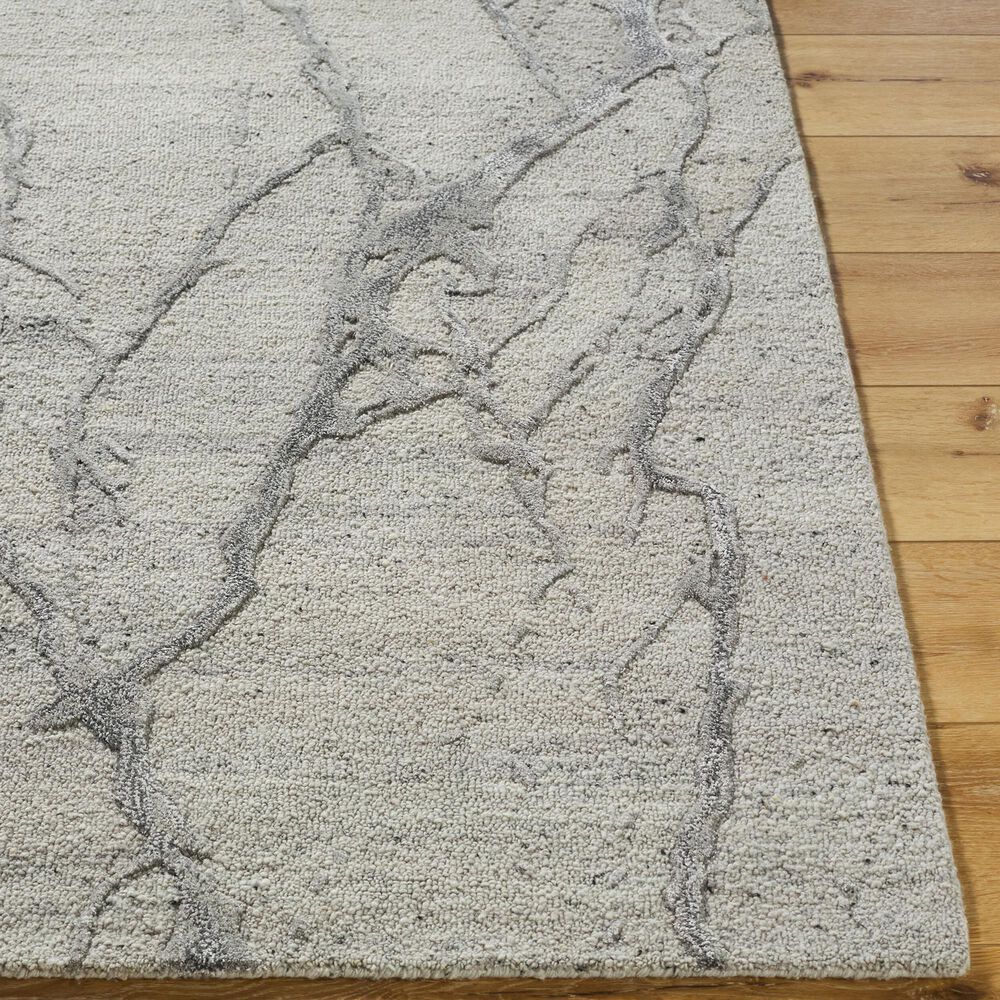 Surya Marmo Beige, Taupe, Light Gray and Charcoal 8' x 10' Area Rug, , large