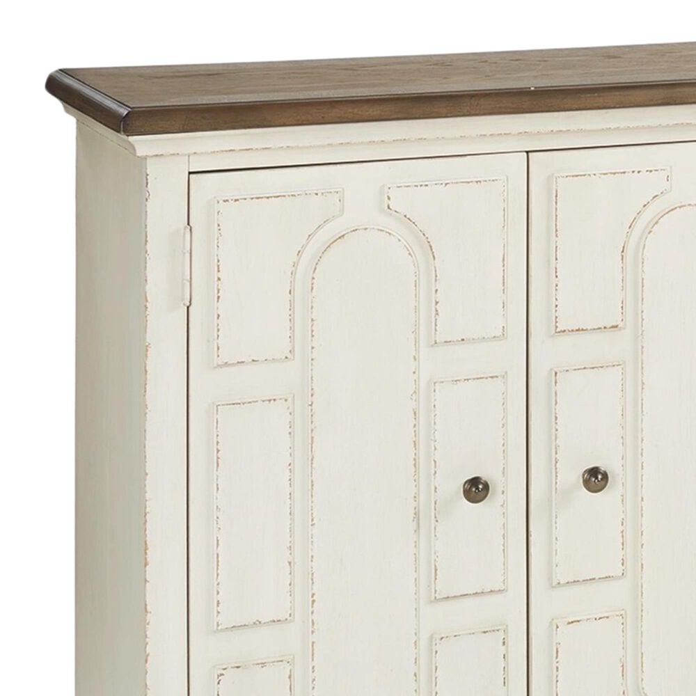 Ashley Roranville Accent Cabinet in Antique White and Brown, , large