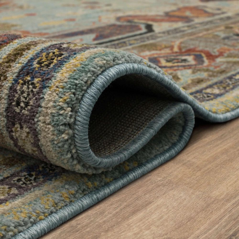 Karastan Pandora Covetous 2&#39;4&quot; x 7&#39;10&quot; Blue Runner, , large