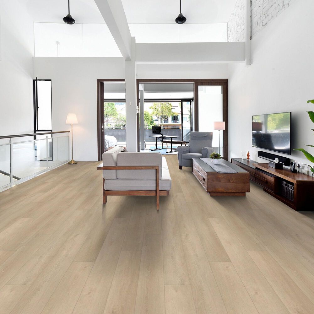 Shaw Starting Line Sunlit Beige 7&quot; x 59&quot; Luxury Vinyl Plank, , large