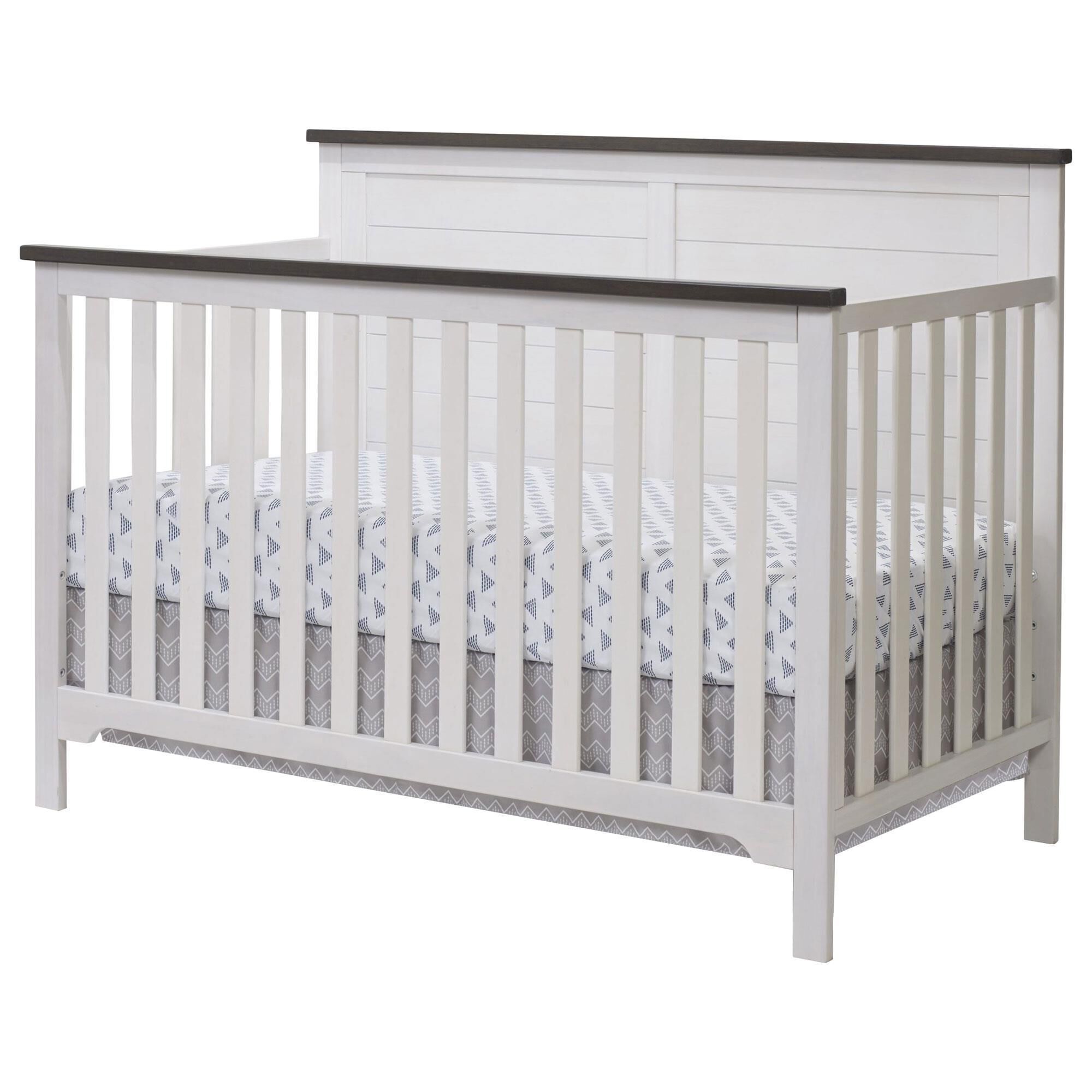 Sorelle Farmhouse 3 Piece Nursery Set in White Grey NFM