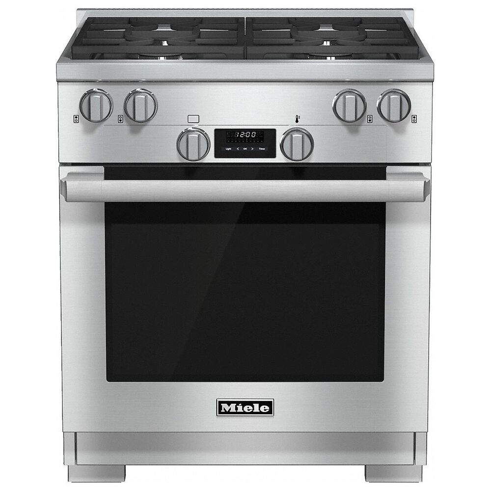 Miele Dual Fuel G 30" Range in Stainless Steel, , large