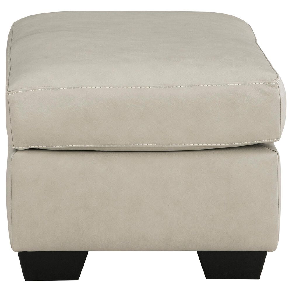 Ashley Santorine Ottoman in Bone, , large