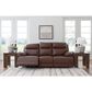 Ashley VonRyan Power Reclining Sofa with Adjustable Headrest in Tobacco, , large