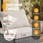 HOMLUX 11-Piece Patio Sectional Set in Beige, , large