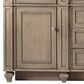 James Martin Vanities Bristol 60" Double Bathroom Vanity in Whitewashed Walnut with 3 cm Lime Delight Quartz Top and Rectangular Sinks, , large