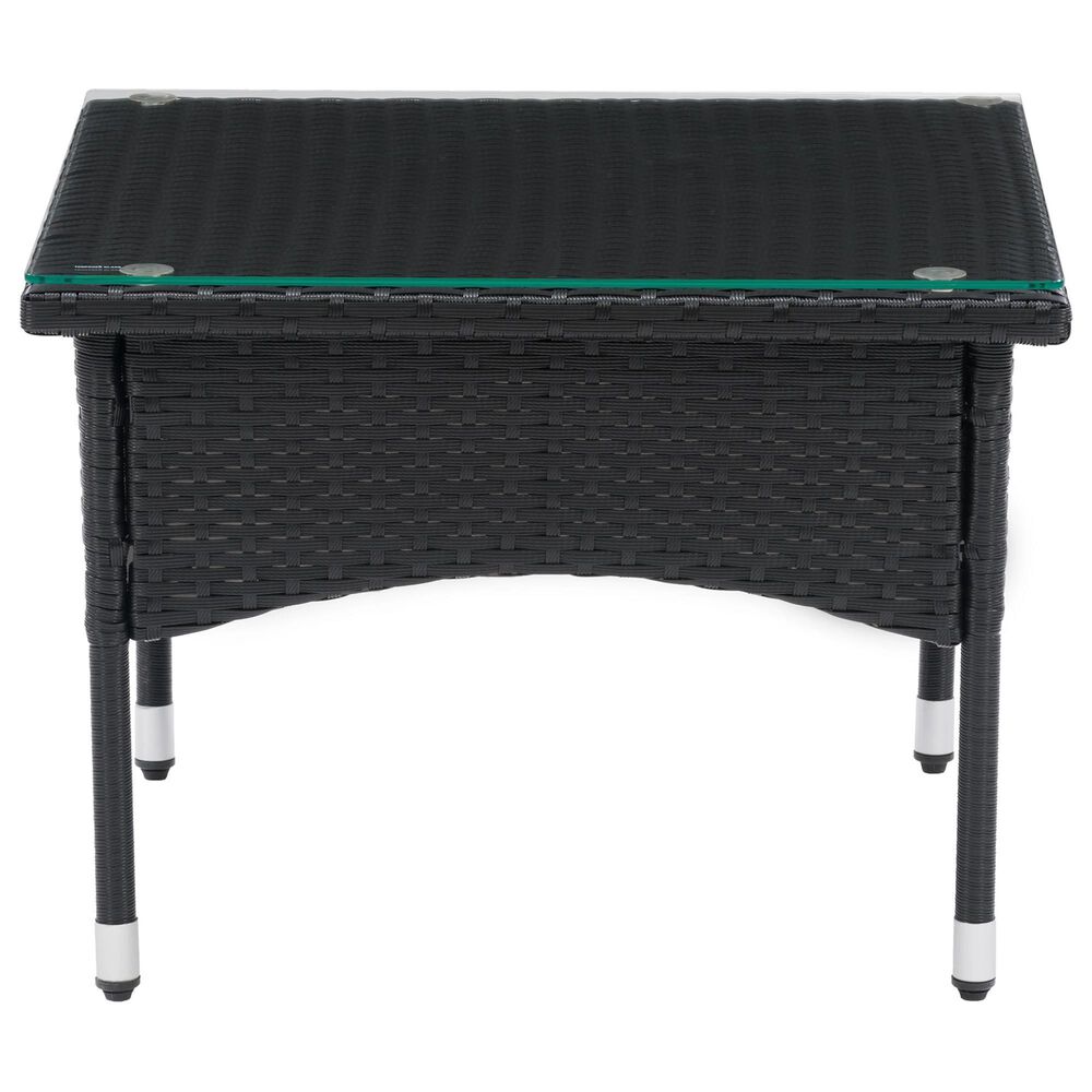 CorLiving Parksville Patio Side Table in Black, , large