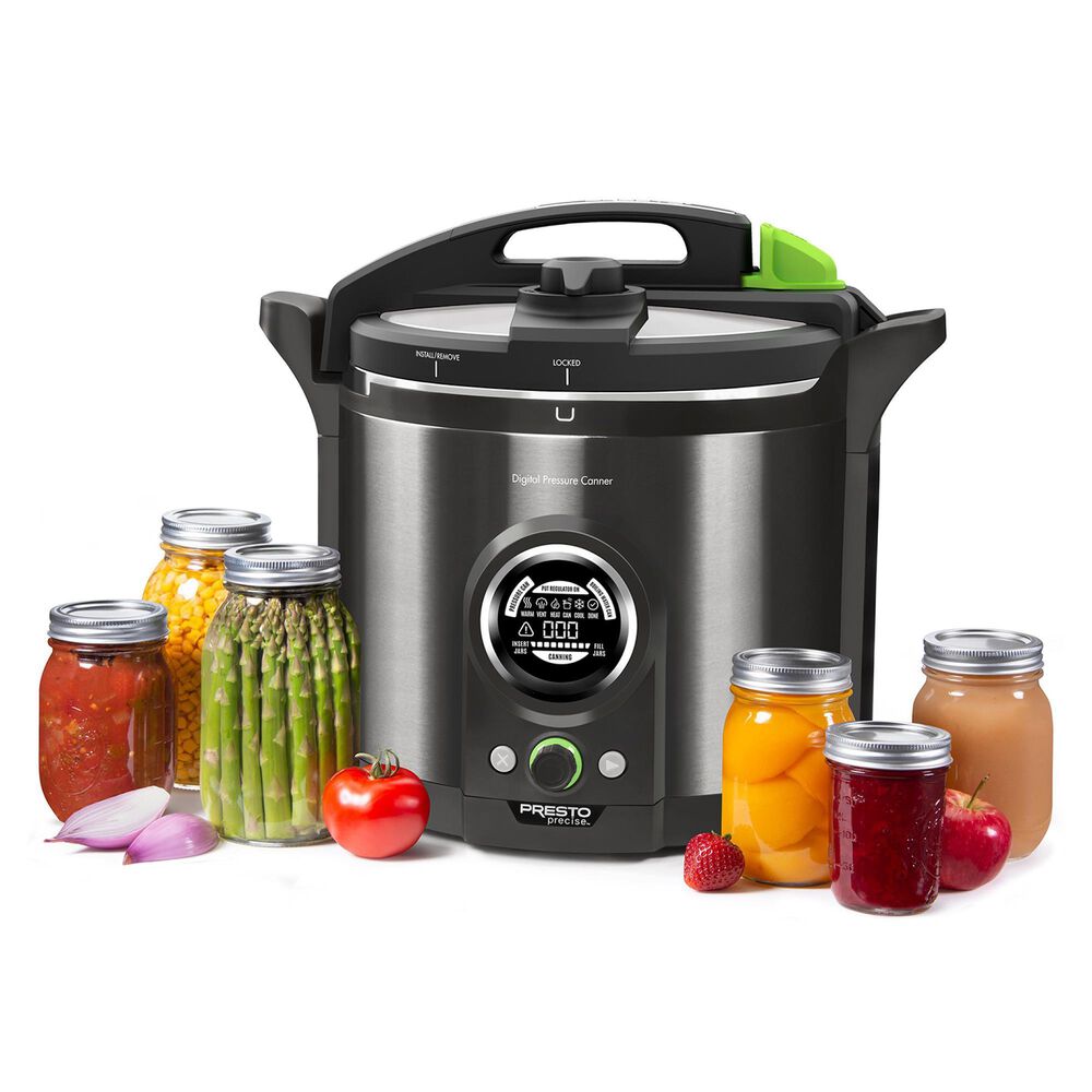 Presto 12-Quart Digital Pressure Canner in Black