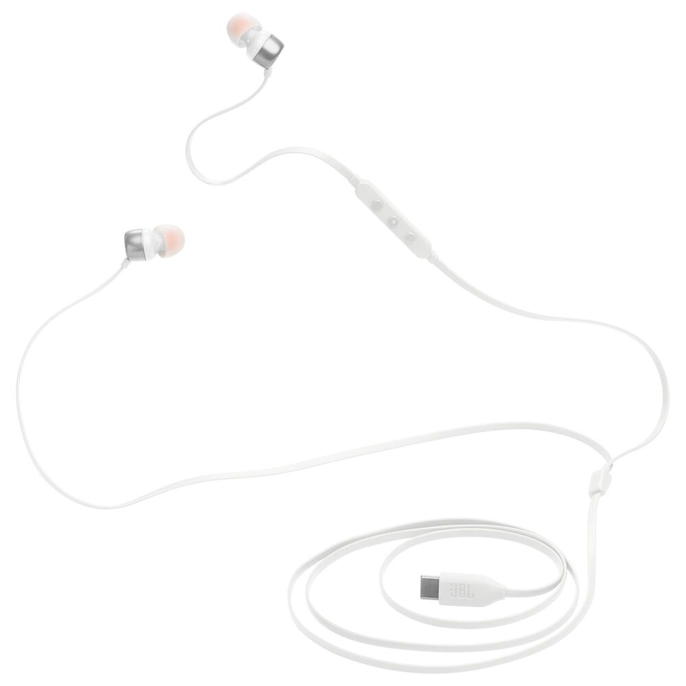 JBL Tune 310C USB Wired In-Ear Headphones in White, , large