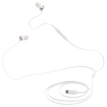 JBL Tune 310C USB Wired In-Ear Headphones in White, , large