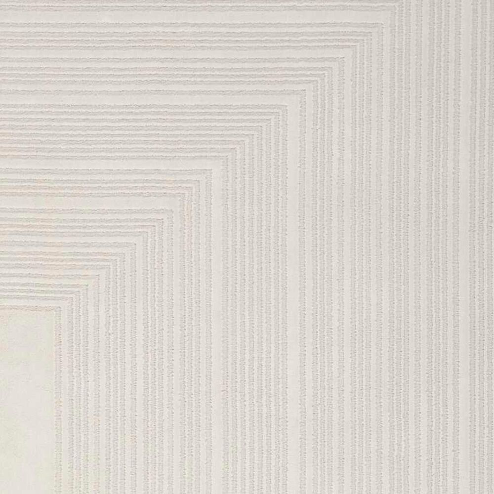 Nourison Irradiant 5&#39;3&quot; x 7&#39;3&quot; Ivory Area Rug, , large