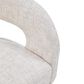 Impressions Vanity Miranda Vanity Chair with Cream Cushion in Black, , large
