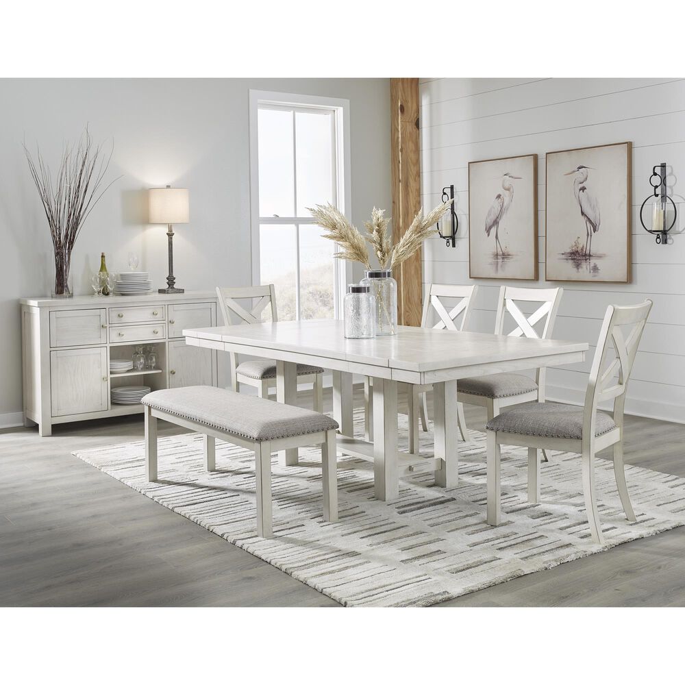 Ashley Robbinsdale Dining Table in Antique White - Table Only, , large