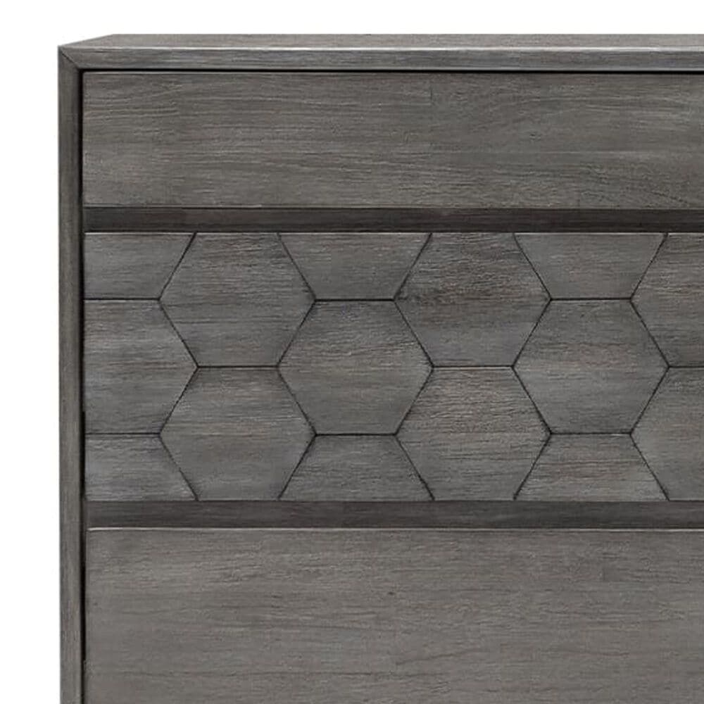 Blue River Makena 4-Piece Queen Bed Set in Grey Acacia, , large