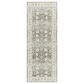 Surya Dresden Deep Teal, Taupe, Dusty Sage, Off-White, Light Gray, Mustard and Olive 2"7" x 7"3" Runner, , large