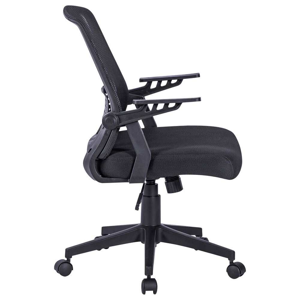 Rta Products Llc Ergonomic Office Mesh Chair in Black, , large