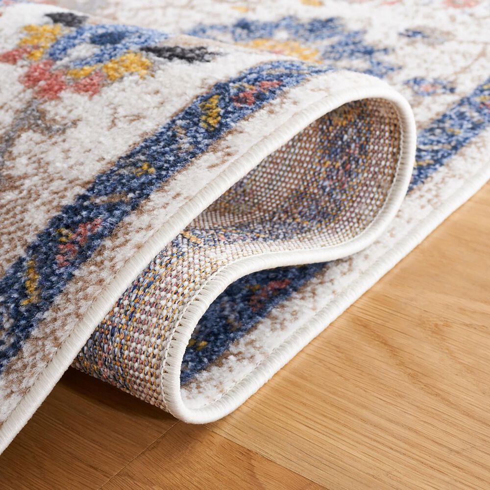 Safavieh Astoria 2&#39;2&quot; x 8&#39; Beige and Blue Runner, , large