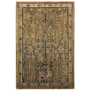 Karastan Spice Market 90668-80153 2" x 3" Myanmar Tobacco Area Rug, , large