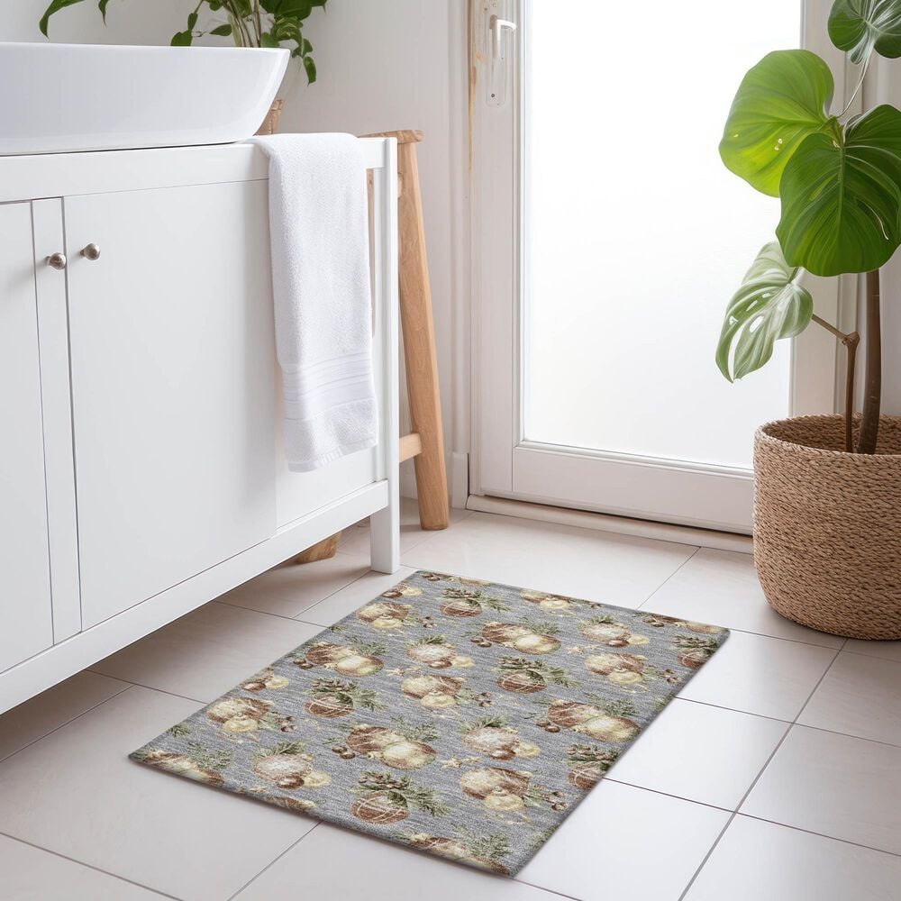 Dalyn Rug Company Wonderland WN36 Gray 2&#39;6&quot; x 3&#39;10&quot; Area Rug, , large