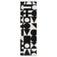 Momeni Topanga 2"3" x 8" Black Runner, , large