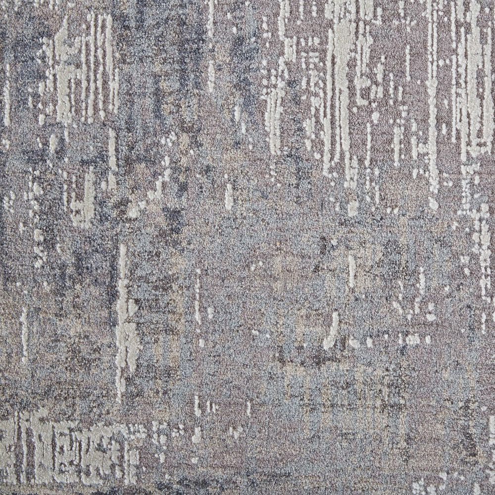 Feizy Lennon 5&#39; x 8&#39; Gray and Blue Area Rug, , large