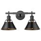 Golden Lighting Orwell 2-Light Bath Vanity in Black, , large
