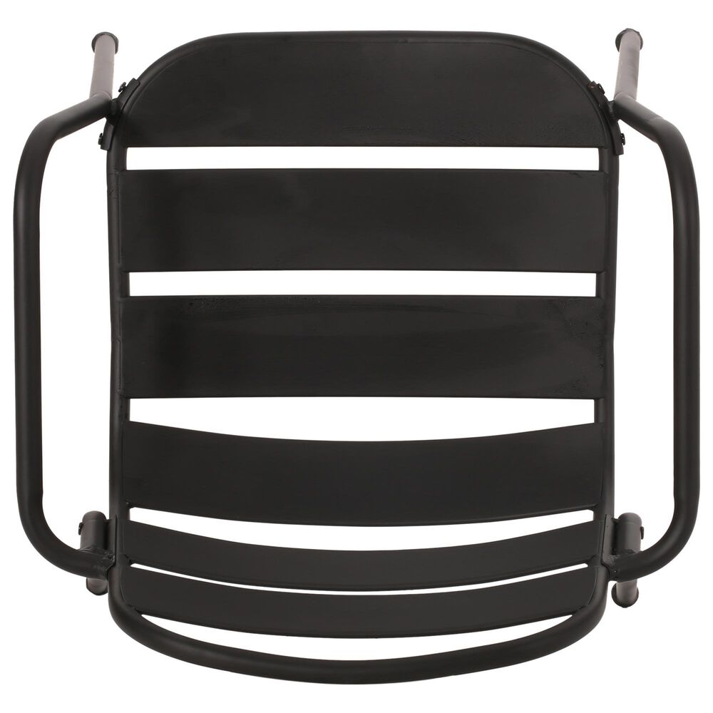 Hearth and Haven Terra Nova 3-Piece Outdoor Bistro Set in Matte Black, , large