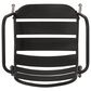 Hearth and Haven Terra Nova 3-Piece Outdoor Bistro Set in Matte Black, , large