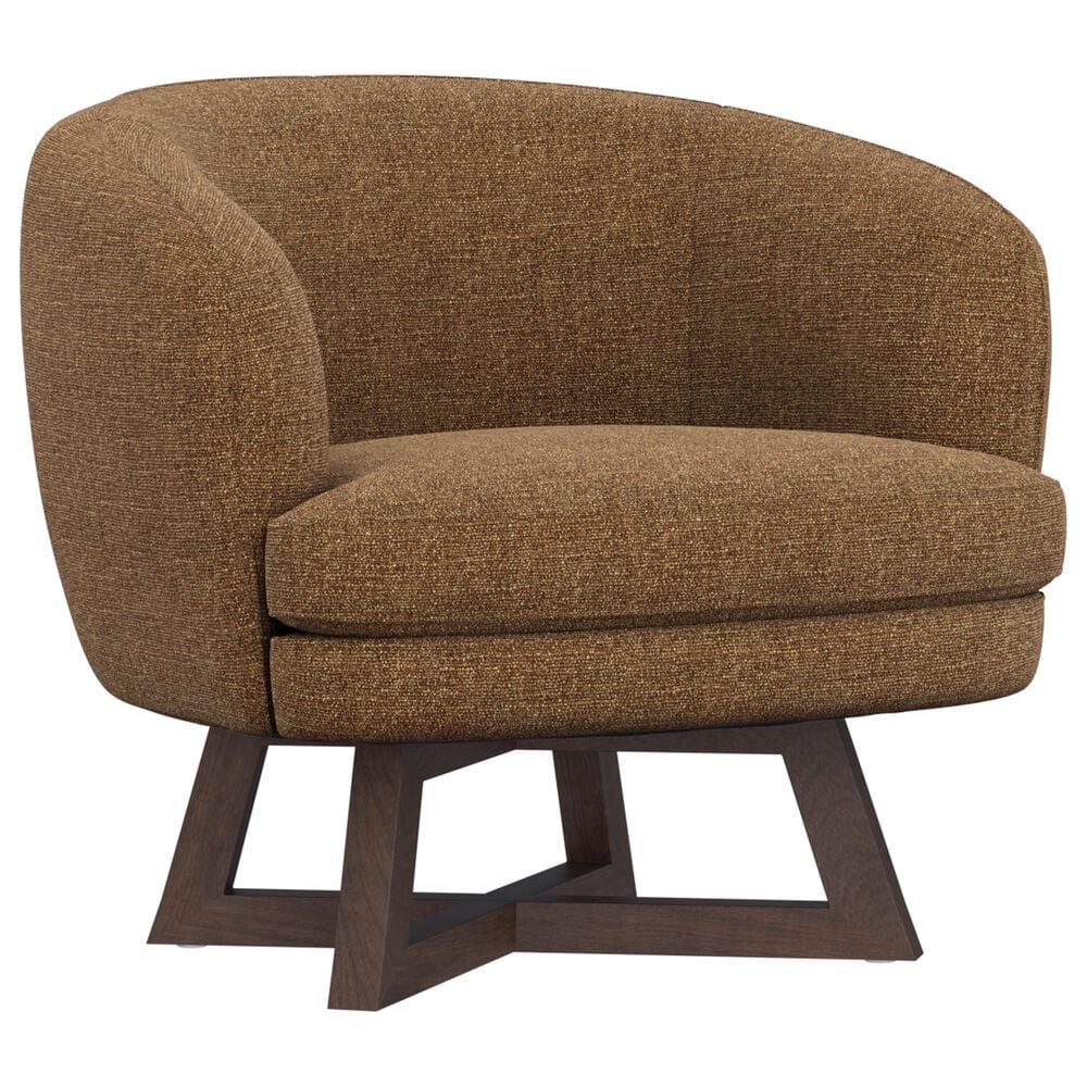 Golden Wave Furniture Moira Swivel Chair in Cocoa, , large