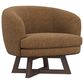Golden Wave Furniture Moira Swivel Chair in Cocoa, , large