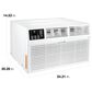 Whirlpool 12000 BTU Electronic Through the Wall Air Conditioner with Heat Pump in White, , large