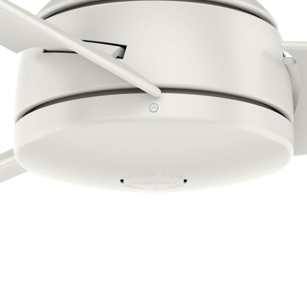 Hunter Trimaran 52&quot; Outdoor Ceiling Fan in Fresh White, , large