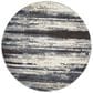 Safavieh Retro RET2138-1165 4" Round Cream and Blue Area Rug, , large