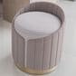 Rta Products Plush Storage Ottoman in Taupe, , large